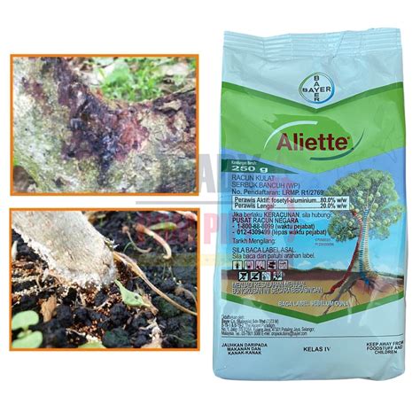 250gm Bayer Aliette Fosetyl Aluminium 80 Kulat Fungicide Shopee Malaysia