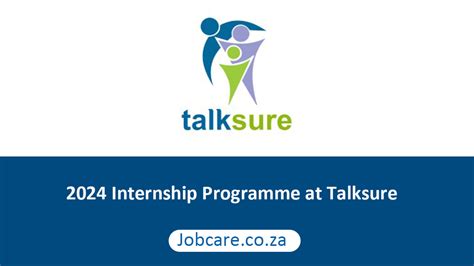 2024 Internship Programme At Talksure Jobcare