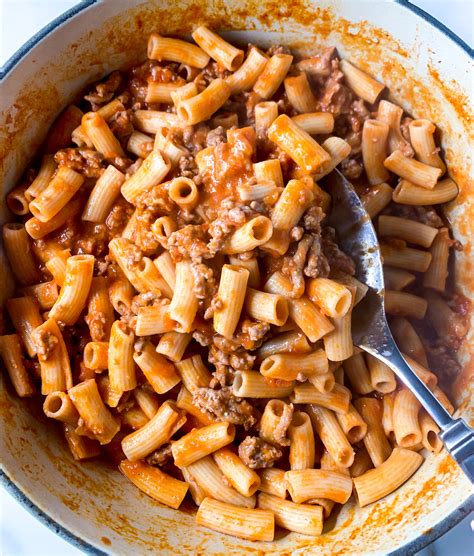 Skinny Hamburger Helper Pasta The Savvy Spoon