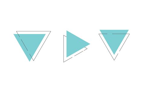 set of colorful abstract triangle shapes 28239572 Vector Art at Vecteezy