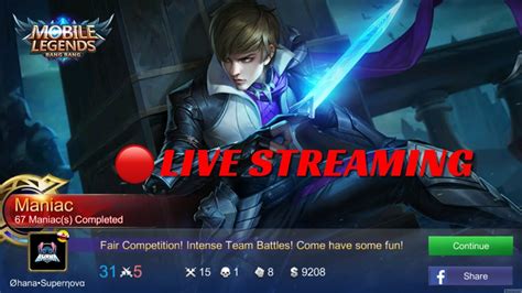 Live Streaming Mobile Legend Push Rank Pagi Pagi Youtube