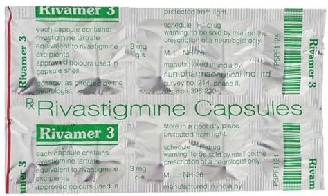 Finished Product Rivastigmine Generic Packaging Type Strips 10