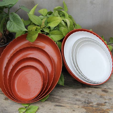 Купить Поддон под цветы Горшки ПП лотки круглой лотоса край подноса ...