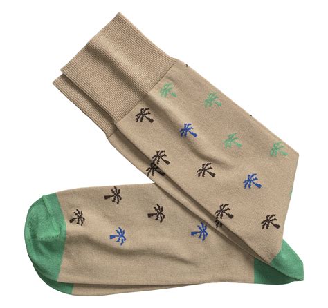 Palm Trees Socks Johnston And Murphy