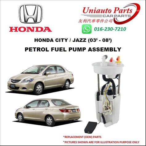 HONDA CITY JAZZ SEL SAA SAE 03 08 PETROL FUEL PUMP ASSEMBLY