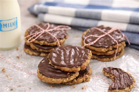 Homemade Chocolate Hobnobs Gemma’s Bigger Bolder Baking