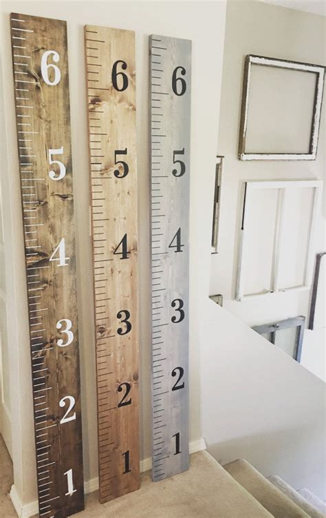 Making The Most Of A Wooden Ruler Growth Chart - Wooden Home