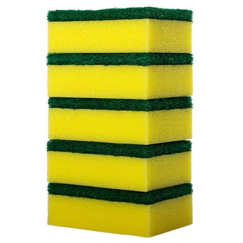 Dishwashing Sponge Reusable Scrub Sponge Easy To Dry Dishwashing Sponge