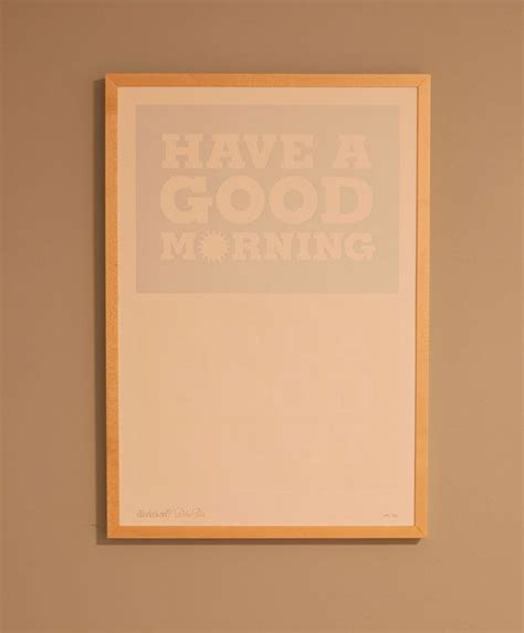 FPO Good Morning Good Night Poster Letterpress Poster Magazine Web