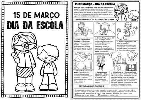 Atividade Dia Da Escola 4 Ano - Dia da Escola para 4º e 5º ano • CLUBE DAS ATIVIDADES