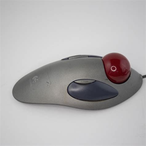 Logitech Trackman Marble T Bc21 Usb Trackball Mouse Ebay