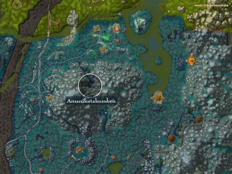 Amanikatakomben Landmark Map And Guide Freier Bund World Of Warcraft