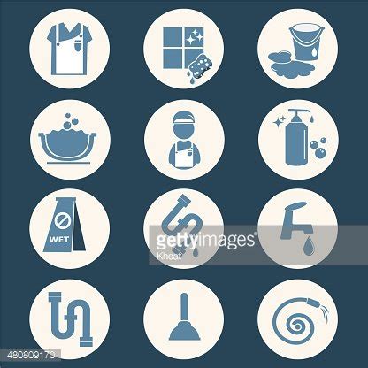 Cleaning Icon Set Stock Clipart Royalty Free FreeImages