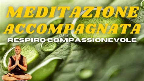 Respiro Compassionevole Meditazione Guidata Italiano Youtube