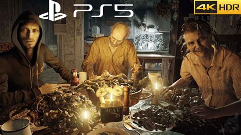 Resident Evil Ps Dinner Scene Fps Ray Tracing K Youtube