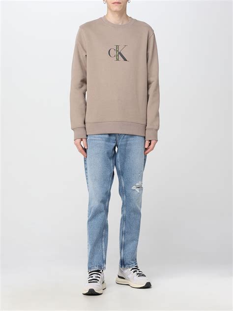 Calvin Klein Jeans Calvin Klein Ck Crewneck Sweatshirt Dove Grey