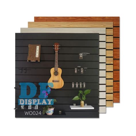 Aluminum Slatwall Panel Display Rack Groove Mdf Board Mdf Aluminum Slat