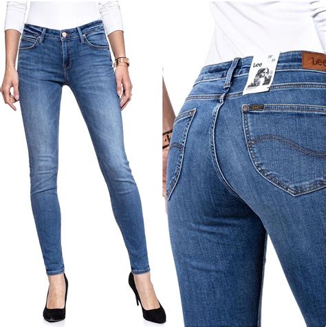 Lee Scarlett Damskie Spodnie Jeansowe Slim W32 L31 Ceny I Opinie