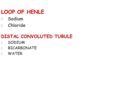 Ppt Renal Tubular Transport Mechanisms And Functions Powerpoint