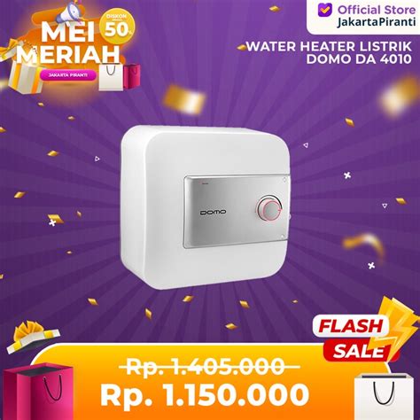 Jual DOMO Water Heater DA 4010 10 Liter Shopee Indonesia