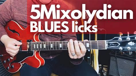 5 Mixolydian Blues Licks YouTube