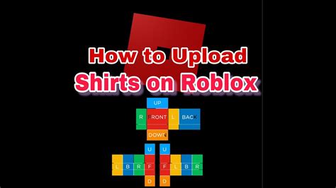 How To Upload Shirts On Roblox Mobile Youtube