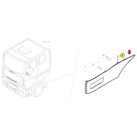 Tapa Estribo Iveco Eurocargo Cursor Tector 260E25 504139860