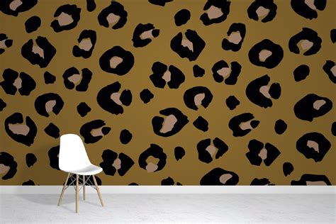 Leopard Print Wallpaper Mural - Animal Print Wallpaper - Wall Murals