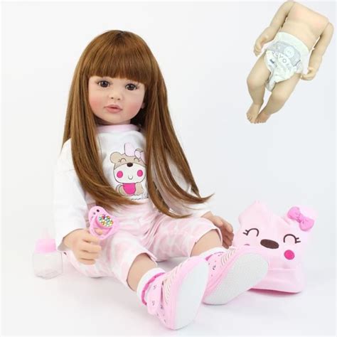 Rumocovo Poup E R Aliste En Silicone Pour B B Fille Jouet Princesse