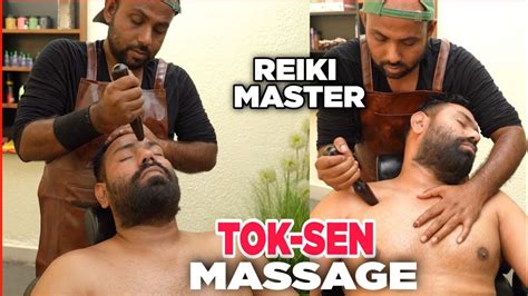 Tok Sen Head Massage Therapy To Relief Stiff Muscles Neck Cracking