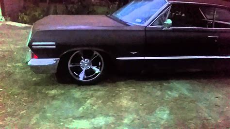 Installed 18 Wheels 63 Impala Youtube