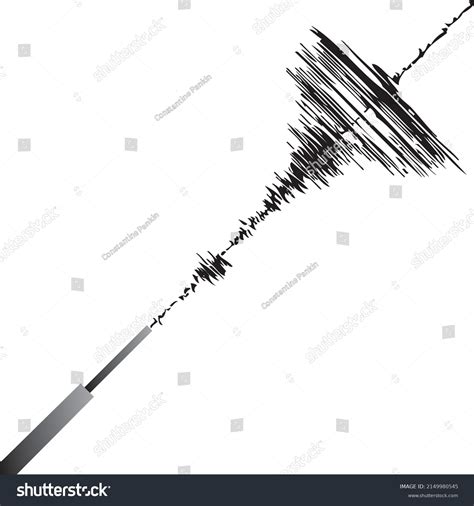 Visual Part Seismograph Richter Scale Stock Vector Royalty Free 2149980545 Shutterstock