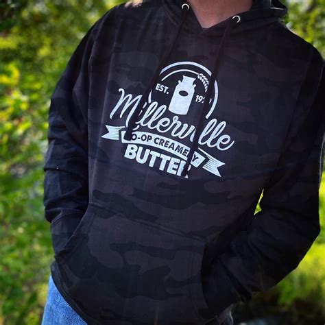 Black Camo Hoodie – Millerville Coop Creamery Association