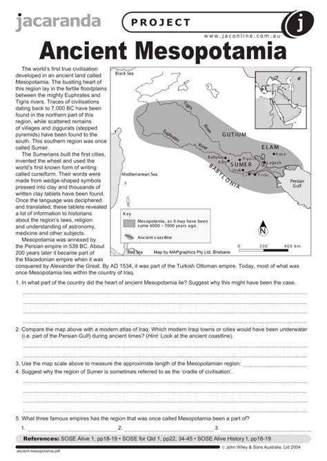 Free Printable Ancient Mesopotamia Worksheets The Best Porn Website