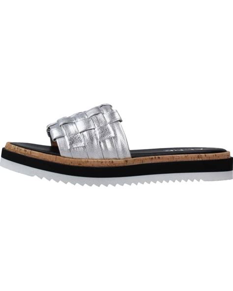 Sandalias De Mujer Alpe Plata