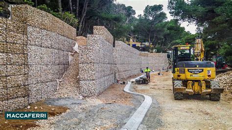 Time Lapse Of Maccaferri Terramesh System Installation YouTube