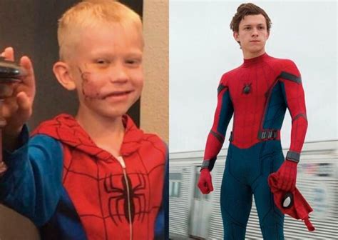 Tom Holland invita a Bridger Walker al set de grabación de Spiderman 3