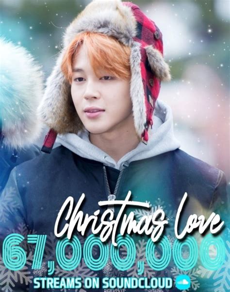 Bts Jimin Christmas Love Soundcloud 67 Million 2nd Anniversary