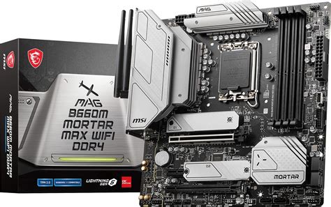 Amazon MSI MAG B660M MORTAR MAX WIFI DDR4 Placa Base Para Juegos