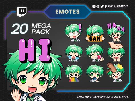 Twitch Emotes Twitch Emote Emotes Twitch Anime Emote Kawaii Emotes