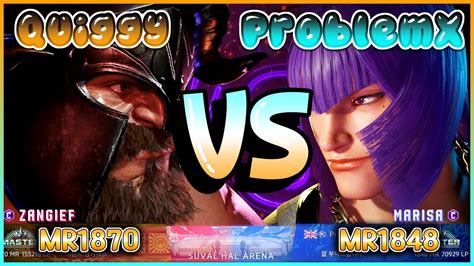 Sf Quiggy Zangief Vs Problemx Marisa Street Fighter Youtube