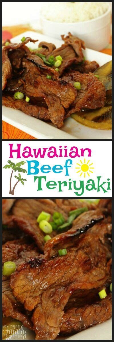 Hawaiian Beef Teriyaki Is A Favorite Of Mine From When I Lived In