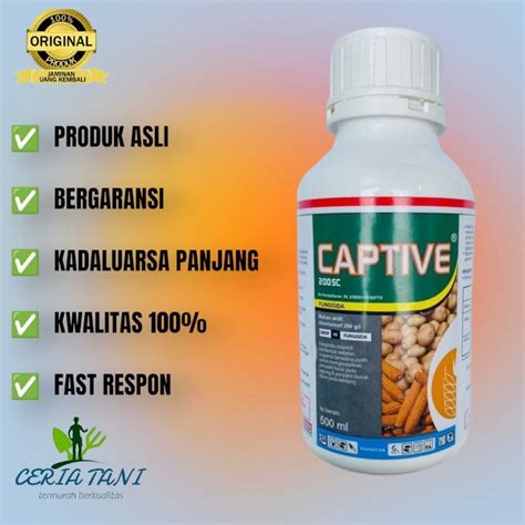 Jual FUNGSIDA CAPTIVE 200 SC 500ML PENGENDALI BUSUK DAUN TANAMAN