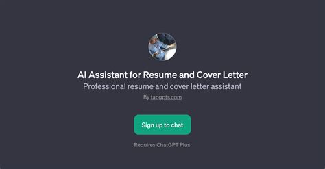 AI Assistant for Resume and Cover Letter - Resume assistance - TAAFT