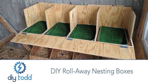 Diy Roll Out Nesting Boxes For Chickens