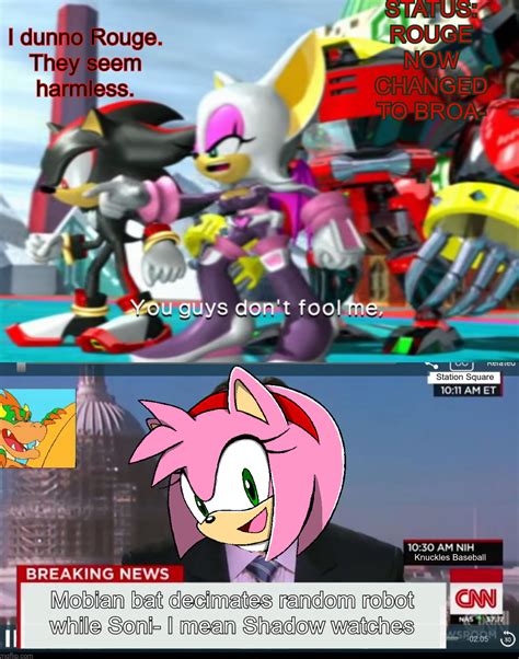 Making a meme out of one line from Sonic Heroes each day until I ...