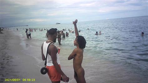 Naked Black Twink On The Beach Thisvid