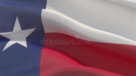 Flaggen Der Staaten Der Usa Abbildung Der Bundesstaat Texas Flagge D