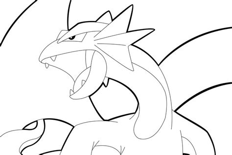 Mega Salamence Pages Coloring Pages