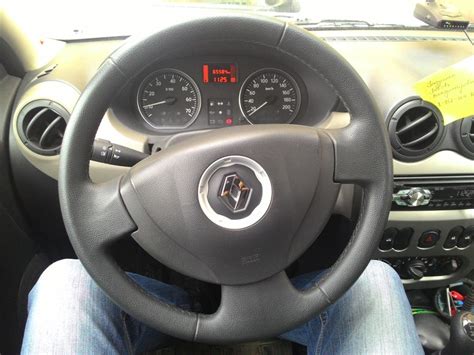 Кожаный руль на Логан — Renault Logan (1G), 1,4 л, 2012 года | визит на ...